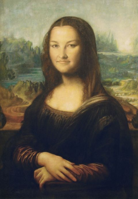 Helle as "Mona Lisa"