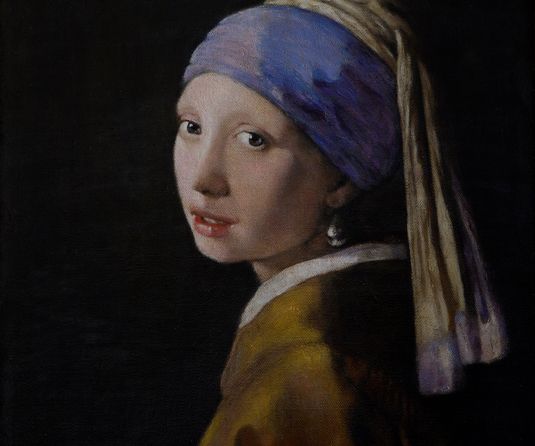 Study of "Girl with a Pearl Earring", Johannes Vermeer